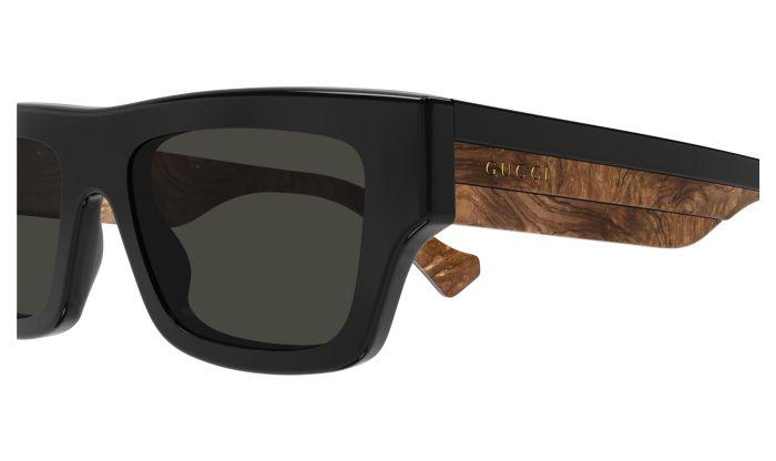 Gucci GG1301S 001 55 Black Sunglasses - ModaBlvck