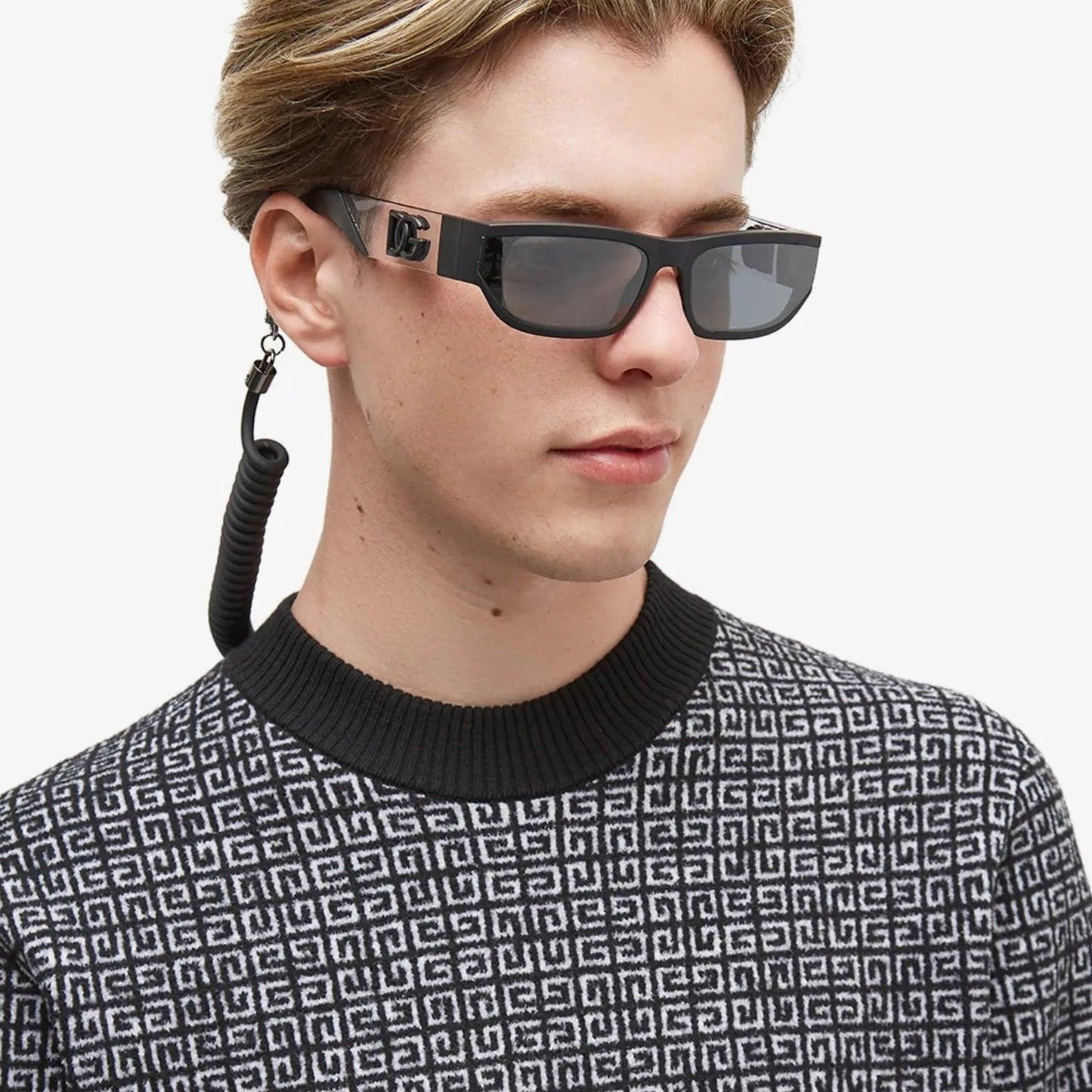 Dolce & Gabbana DG6172 Black Rubber Sunglasses - ModaBlvck