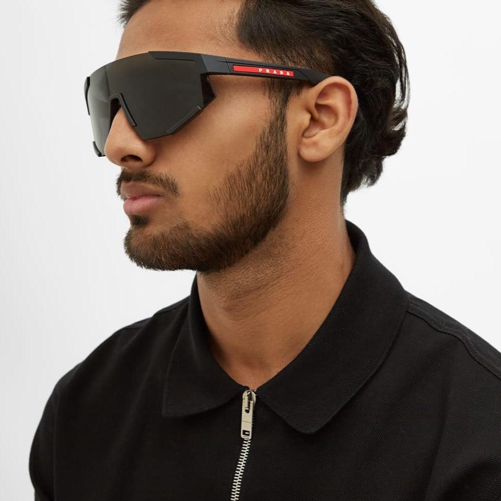 Prada PS04WS Linea Rossa Black Sunglasses - ModaBlvck