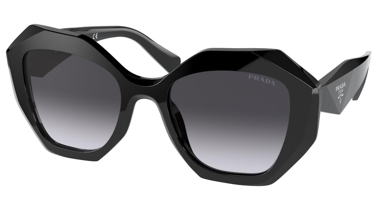 [NEW] Prada Black Geometric Sunglasses Black PR-B18S Geometric Sunglasses (0PR-B18S-BLACK-DARK-GREY) main image 3