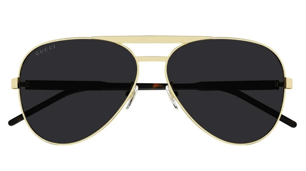 Gucci GG1163S 001 Gold-Havana/Grey Sunglasses - ModaBlvck
