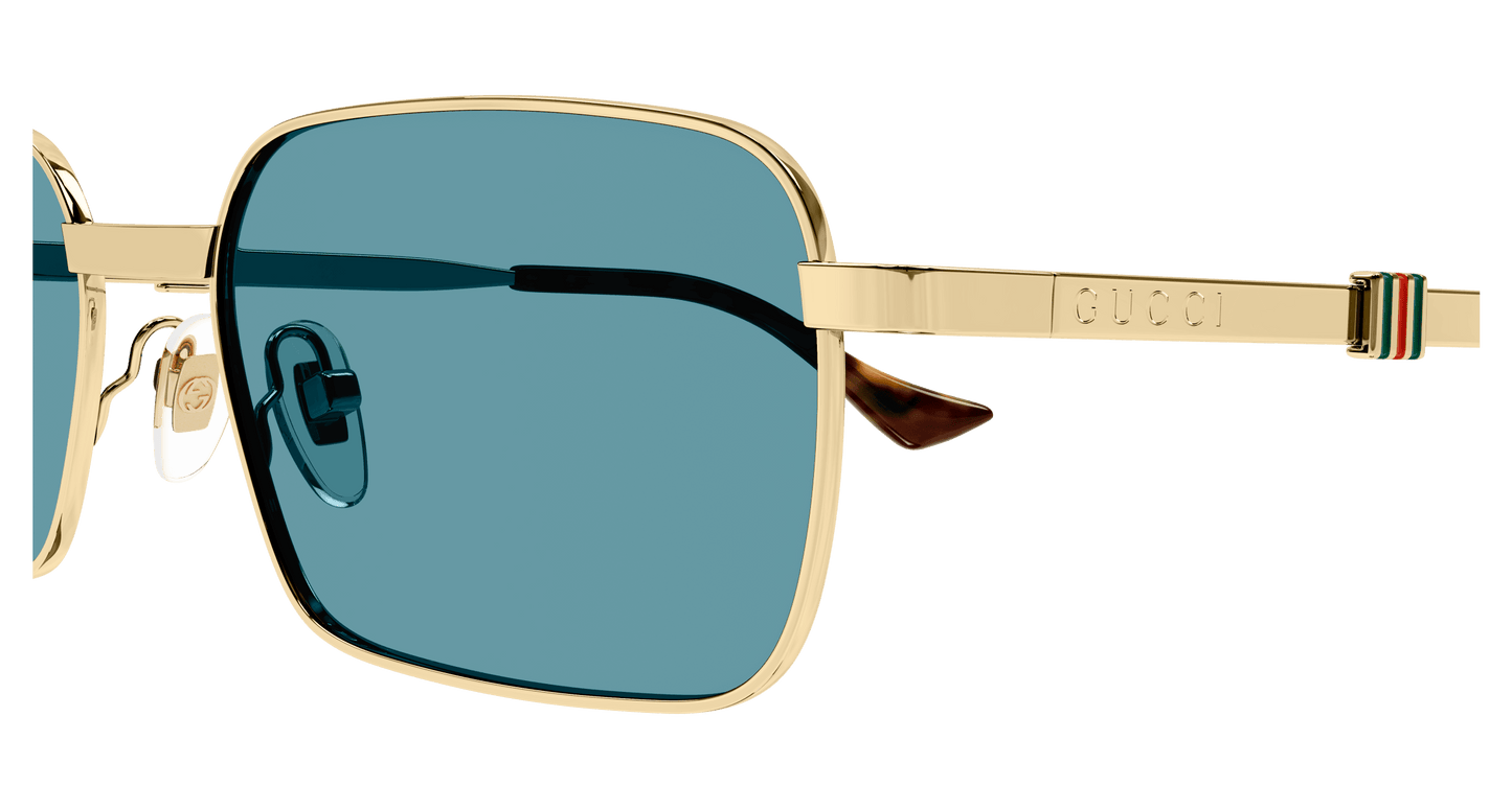 Gucci Sunglasses GG1495S 003 Gold Blue - ModaBlvck