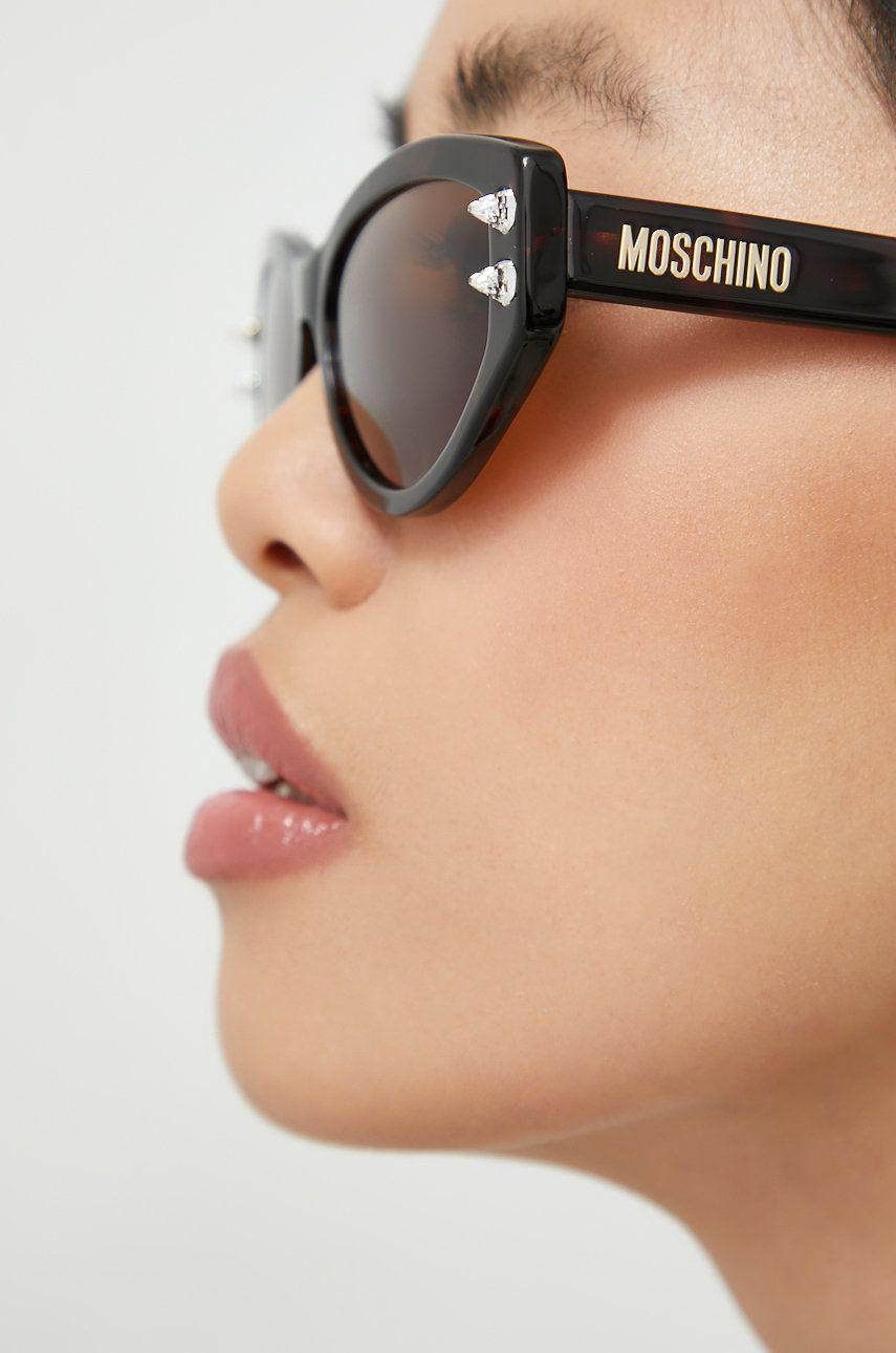 Moschino MOS109/S Women's Sunglasses Black - ModaBlvck