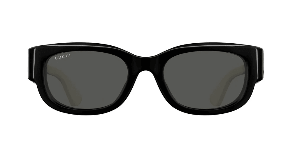 Gucci GG1667SK 001 Black with Ivory - ModaBlvck