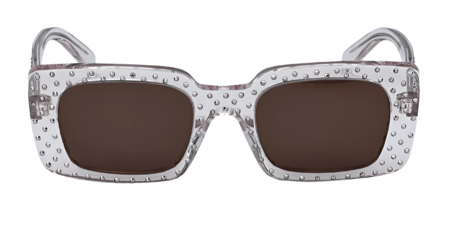 Celine CL4213IS 27E ANIMATION XMAS Shiny Crystal Brown Women Sunglasses - ModaBlvck