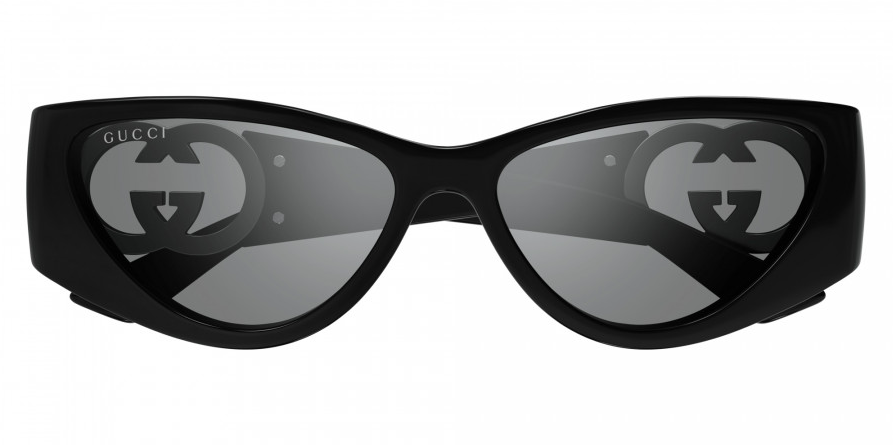 Gucci Sunglasses GG1824S 004 55mm Black / Grey Lens
