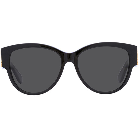 Saint Laurent Grey Oval Ladies Sunglasses SL M3 002 55