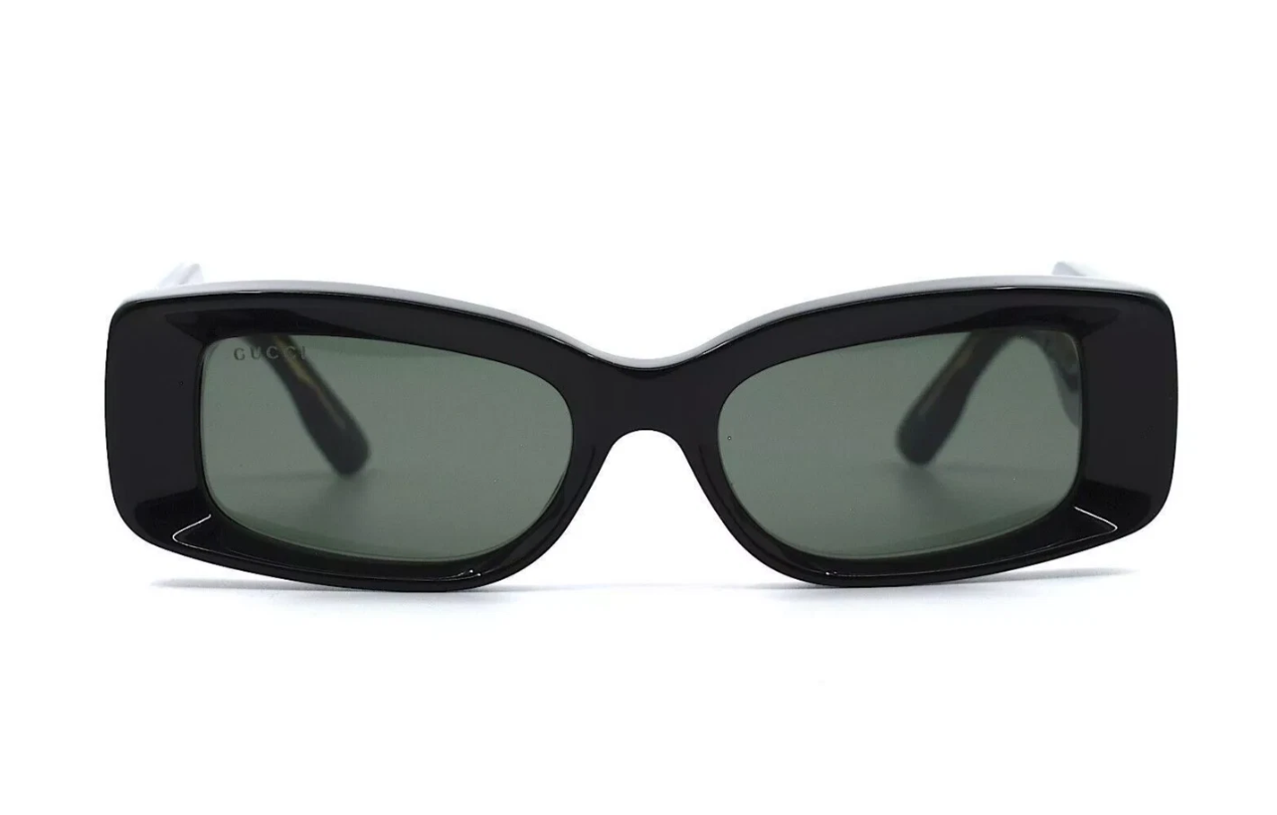 Gucci Faceted Rectangular Sunglasses GG1528S 001 Black 53mm