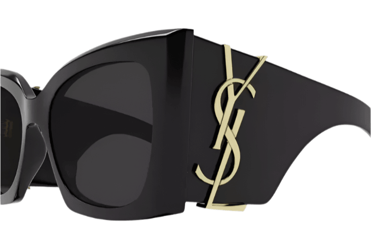 Saint Laurent SL M119 BLAZE-001 Black Gold Sunglasses - ModaBlvck