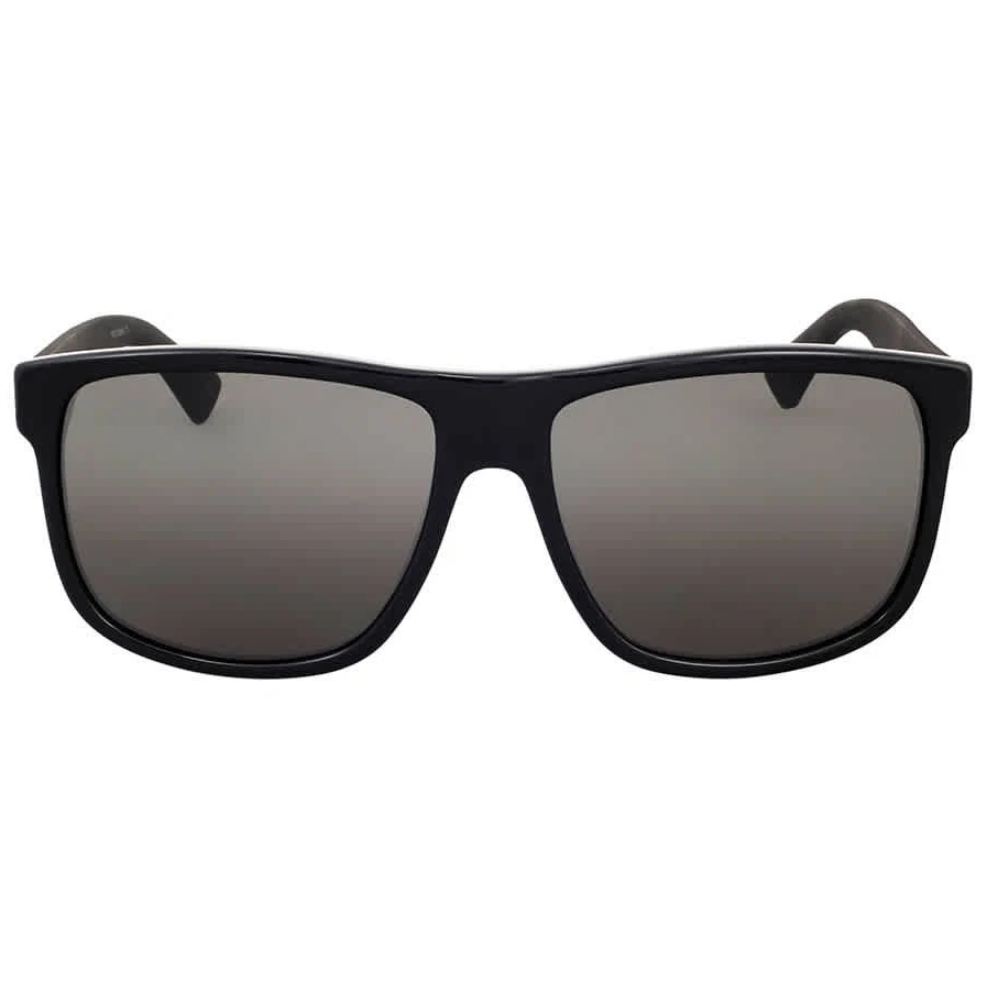 Gucci Grey Square Men's Sunglasses GG0010S 001 58