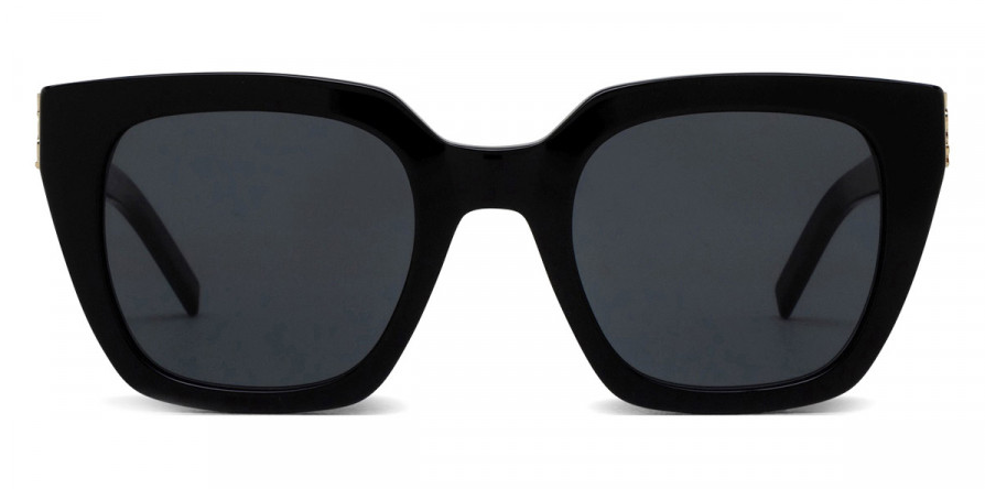 SAINT LAURENT SL M143 001 Black Grey Women's 51 mm Sunglasses