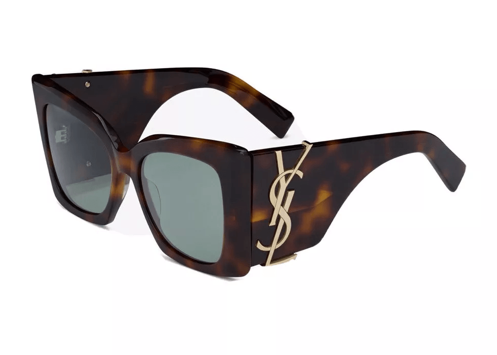 Saint Laurent SL M119 BLAZE 002 Havana Gold YSL Sunglasses - ModaBlvck