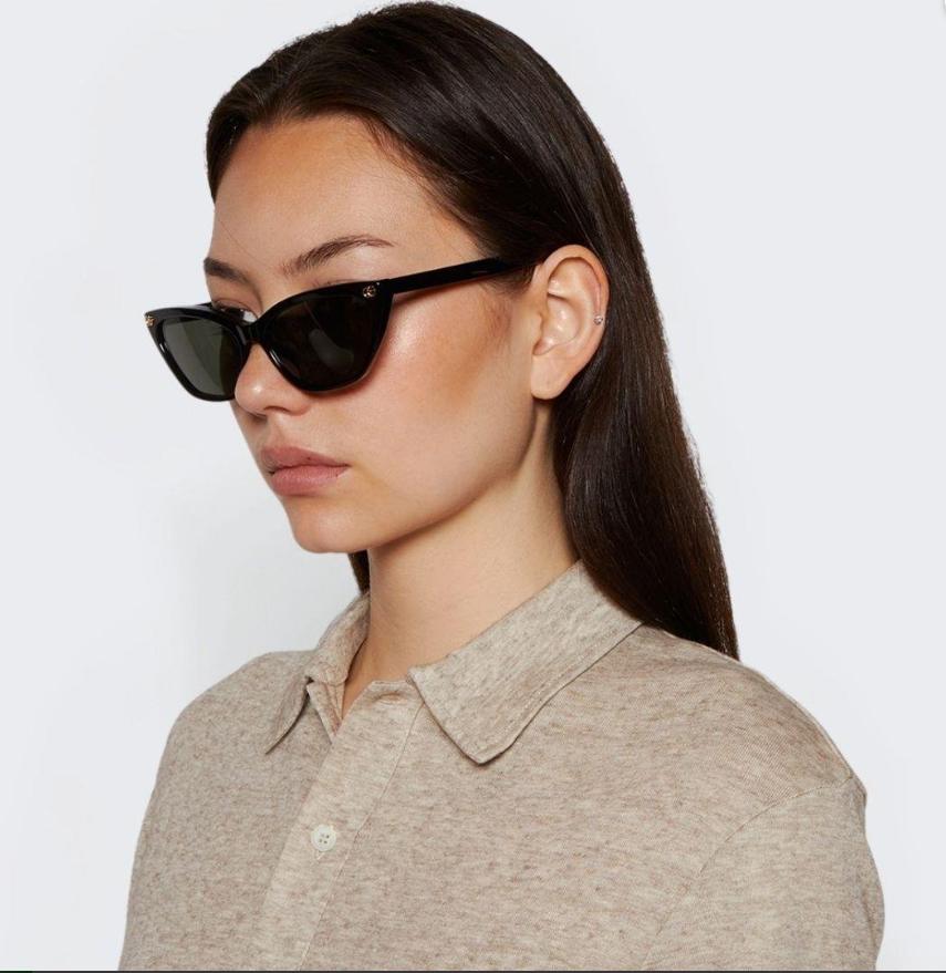 Gucci GG1815S 001 Shiny Black/Grey 58-15-140 Sunglasses New Authentic