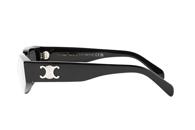 Celine Triomphe CL40269U 01B 54mm Cat Eye Black Sunglasses - ModaBlvck