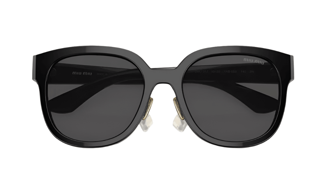 Miu Miu Sunglasses MU 01ZS 1AB5S0 Black grey Woman - ModaBlvck