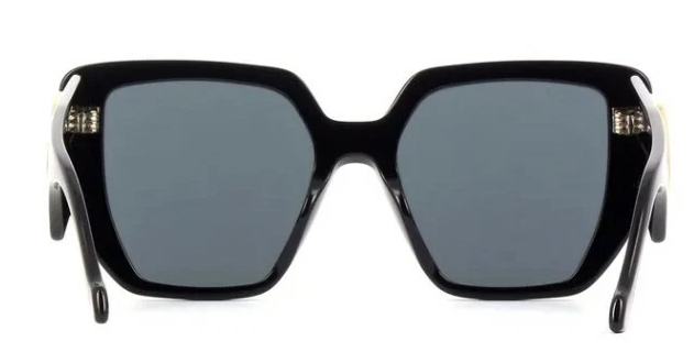 Gucci GG 0956S-003 Black/Gray Oversized Geometric Women's Sunglasses