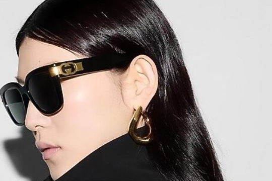 Buy GUCCI GG1689S 001 54 Black Womens Square Full Rim  display picture 2