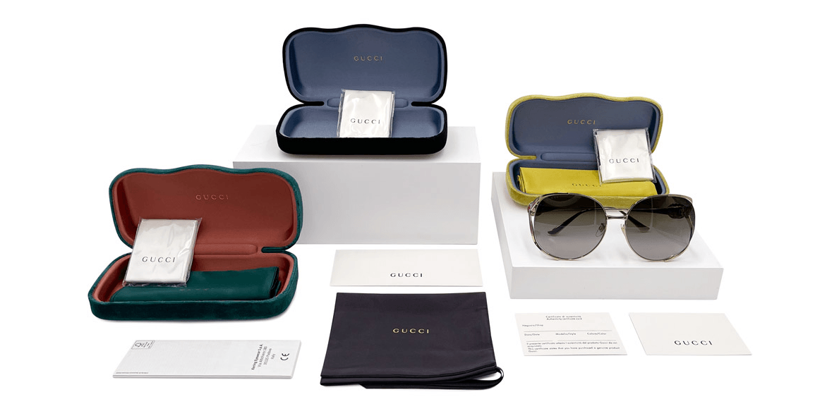 Gucci GG0983S 004 59 BlackGrey Square Men's Sunglasses - ModaBlvck