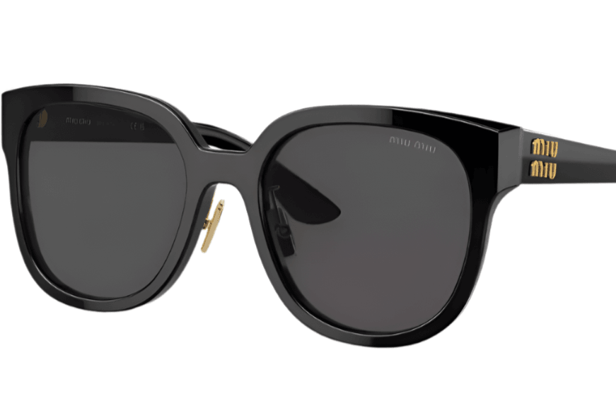 Buy Miu Miu Sunglasses MU 01ZS 1AB5S0 Black grey Woman at