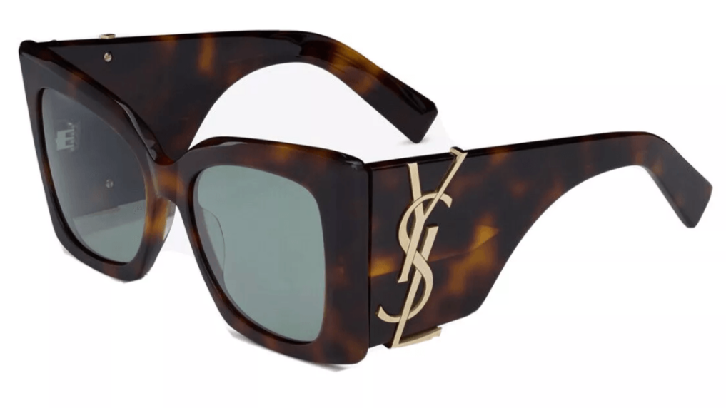 Saint Laurent SL M119 BLAZE 002 Havana Gold YSL Sunglasses - ModaBlvck
