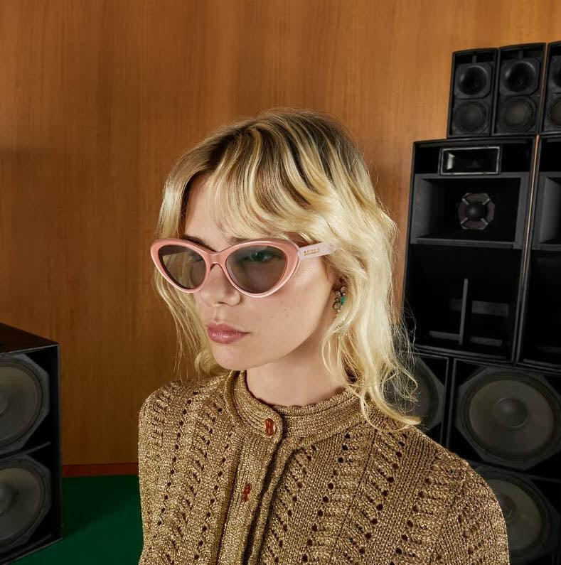 Gucci GG1170S 004 Cat Eye Pink - ModaBlvck