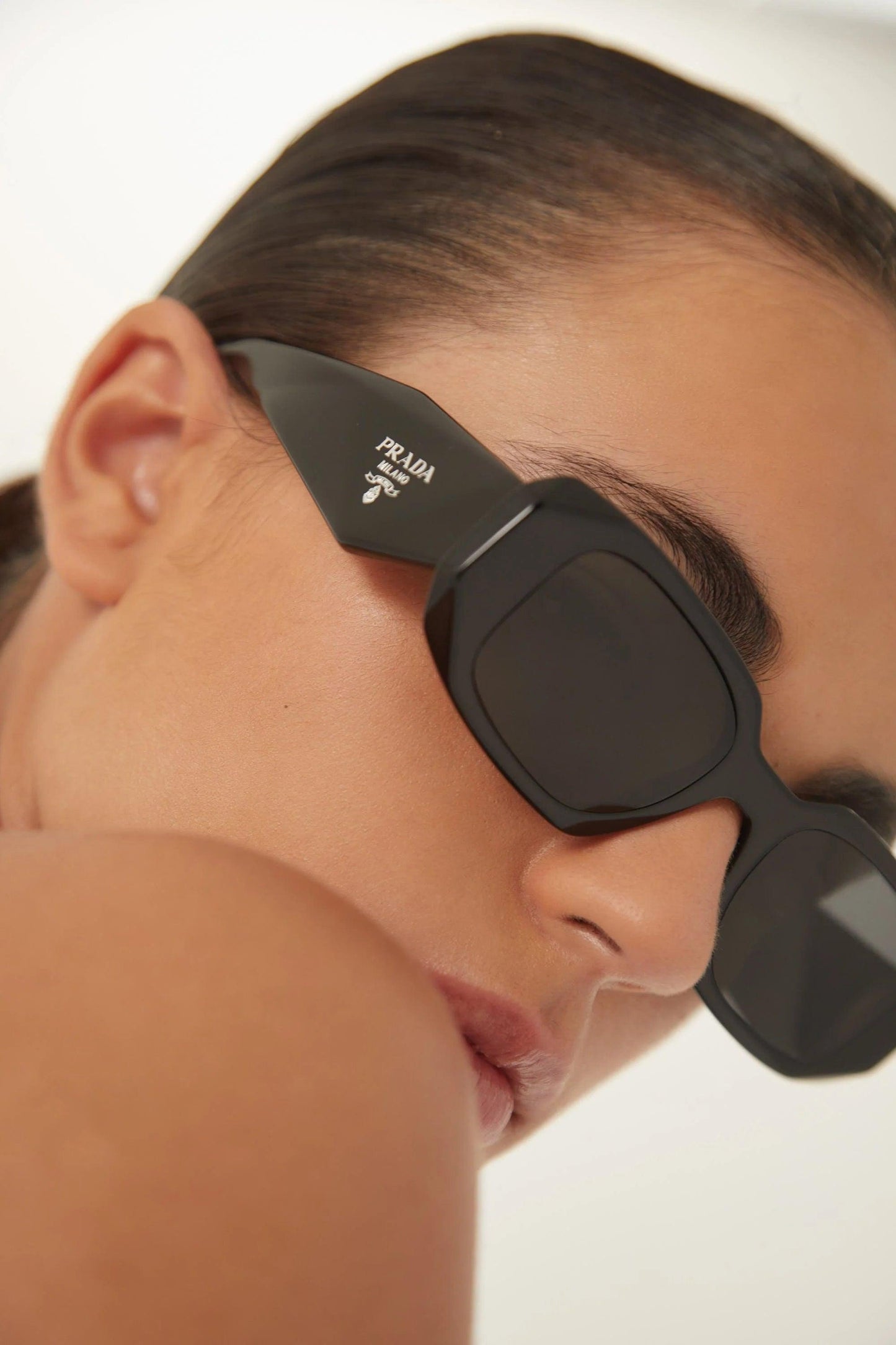 Prada PR 17WS 1AB5S0 Black Sunglasses - ModaBlvck