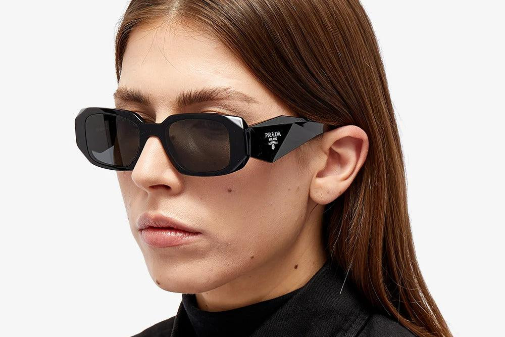 Prada PR 17WS 1AB5S0 Black Sunglasses - ModaBlvck