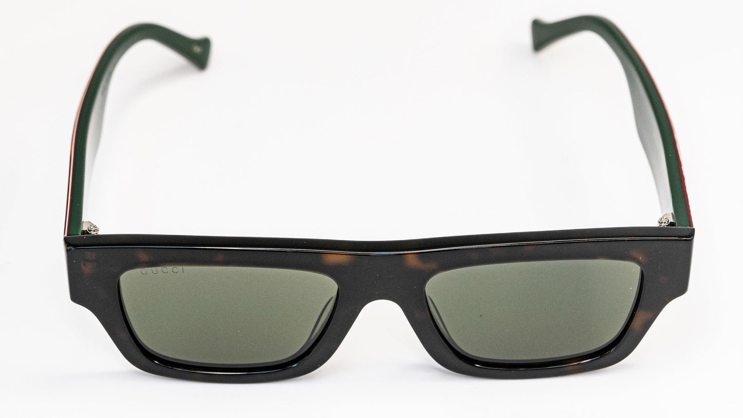 Gucci GG1331S Slim Brown Green Sunglasses - ModaBlvck