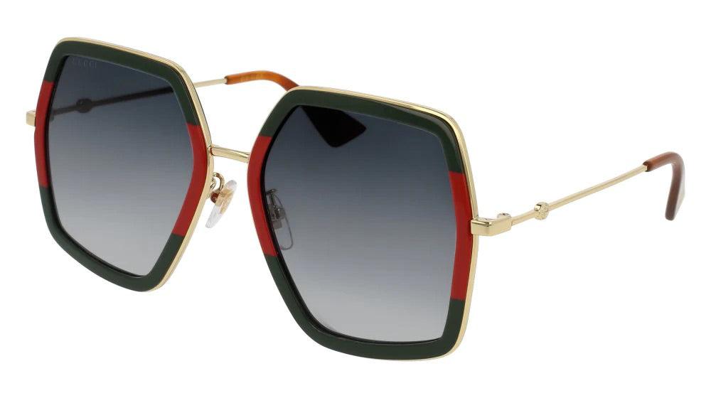 Gucci GG0106S Polygon Signature Sunglasses - ModaBlvck