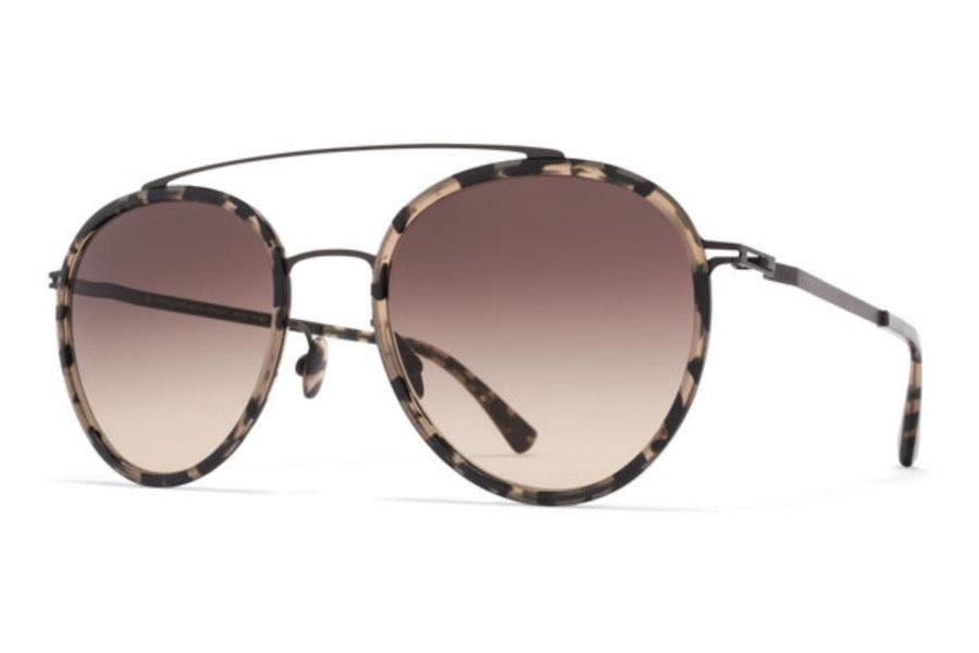 Mikyta Mere Black/Antigua Brown Lens Brown Gradient Sunglasses - ModaBlvck