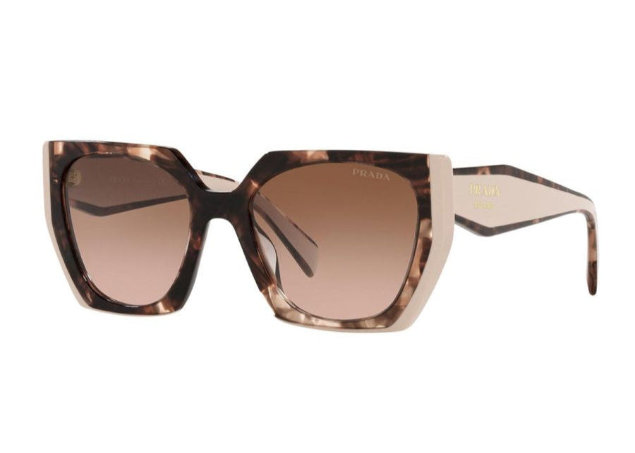 Prada PR 15WS 01R0A6 Square Tortoise Oversized Sunglasses