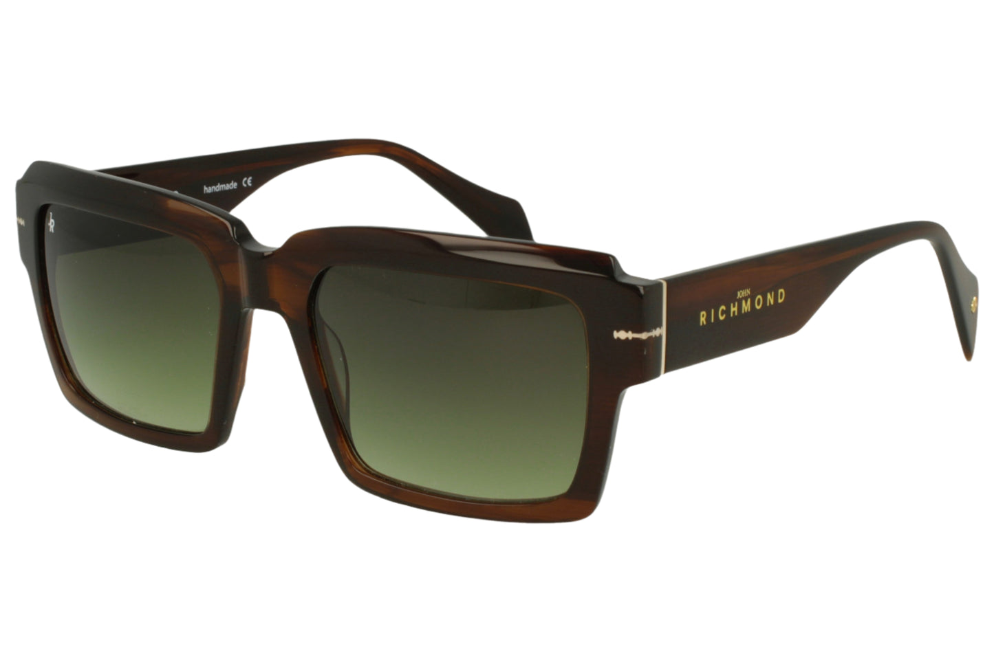 John Richmond RIS.050.07 Havana Rectangular Sunglasses