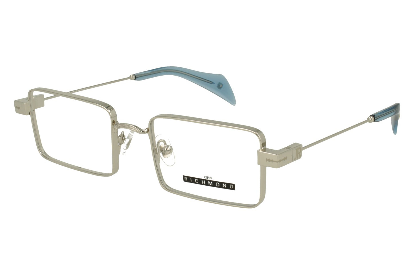 John Richmond RIV.239.08 Silver Rectangular Optical Glasses