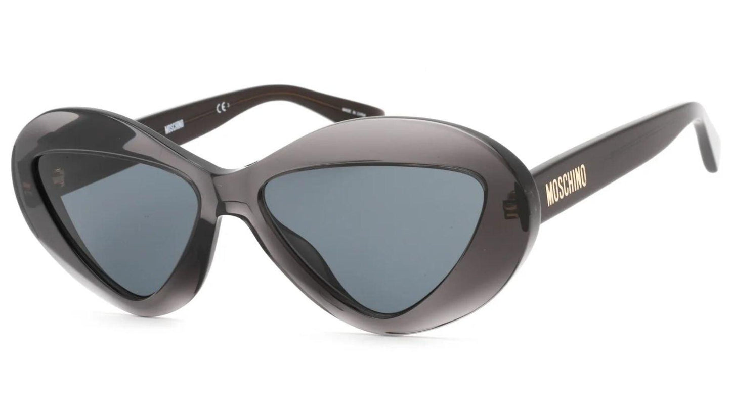 Moschino MOS076/S Women’s Grey Sunglasses - ModaBlvck