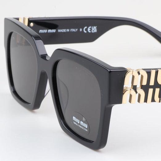 Miu Miu VMU 04U 1AB Black Sunglasses - ModaBlvck