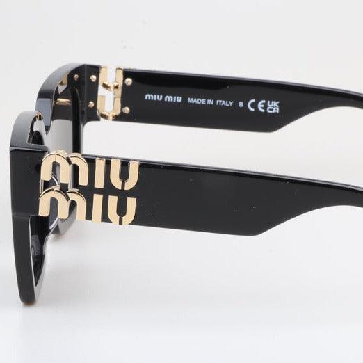 Miu Miu VMU 04U 1AB Black Sunglasses - ModaBlvck