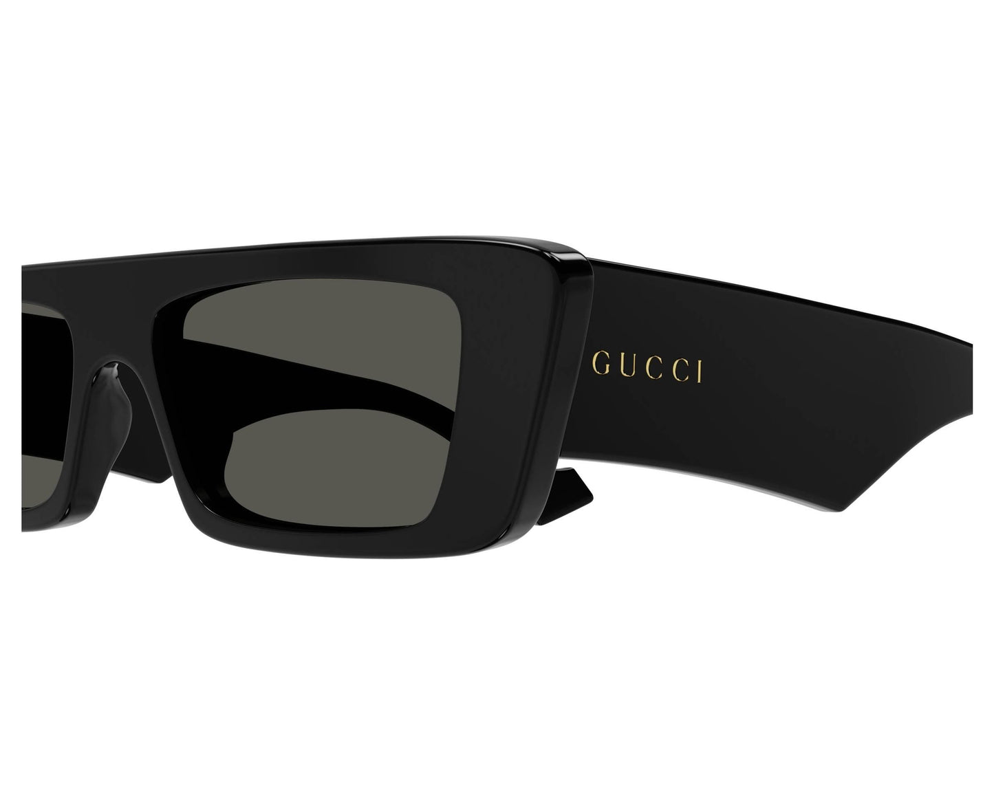 Gucci GG1331S Slim Black Silver Sunglasses - ModaBlvck