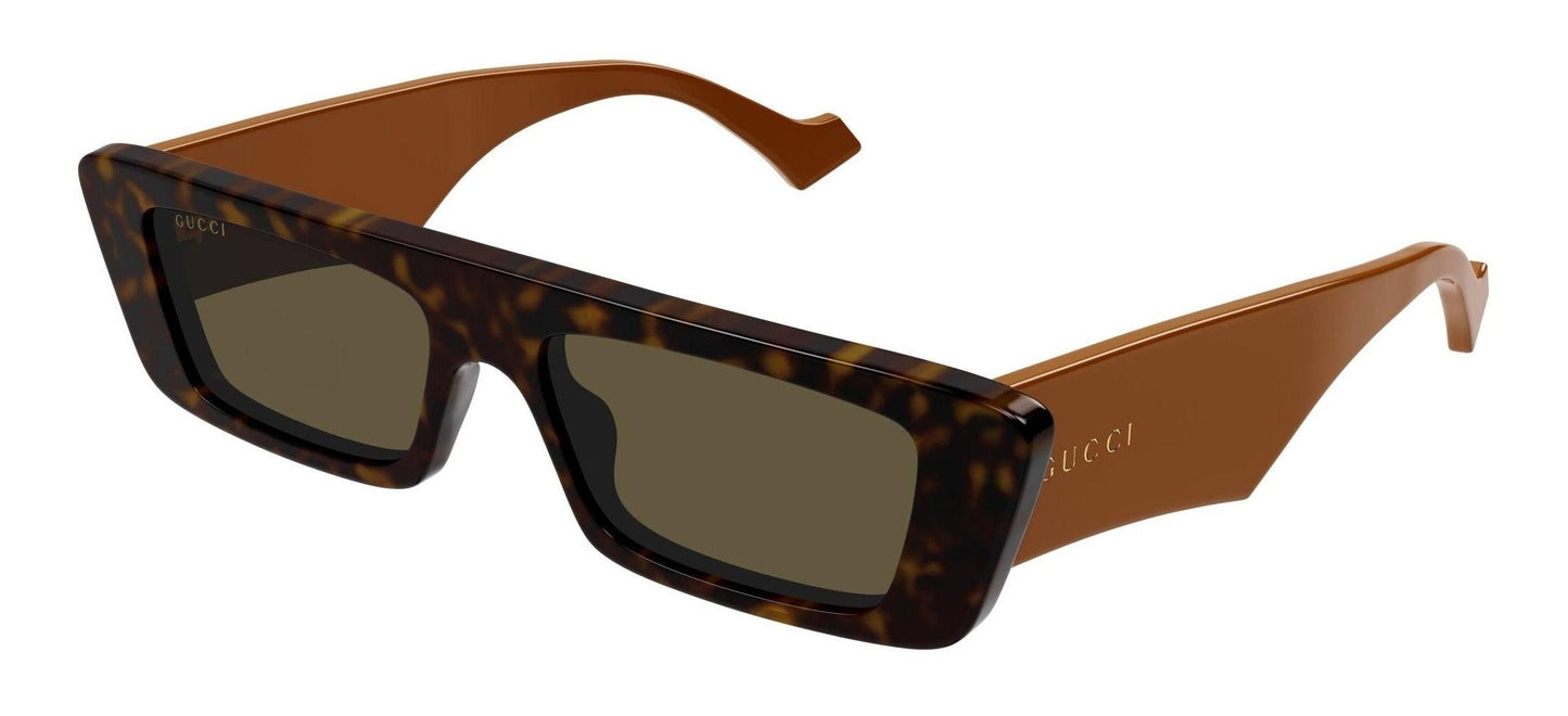 GUCCI GG1331S SLIM BROWN SUNGLASSES - ModaBlvck