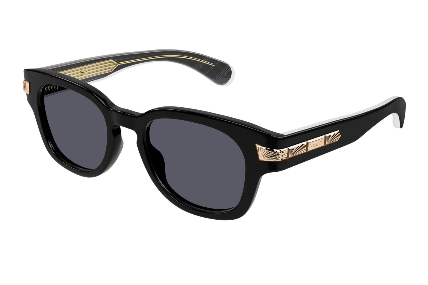 Gucci GG1518S 001 51 Grey Square Men's Sunglasses - ModaBlvck