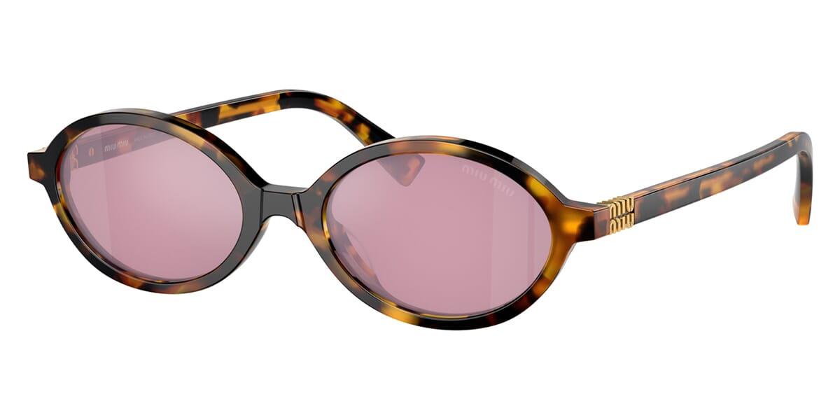 Miu Miu MU04ZS VAU50D Tortoiseshell Women Sunglasses - ModaBlvck