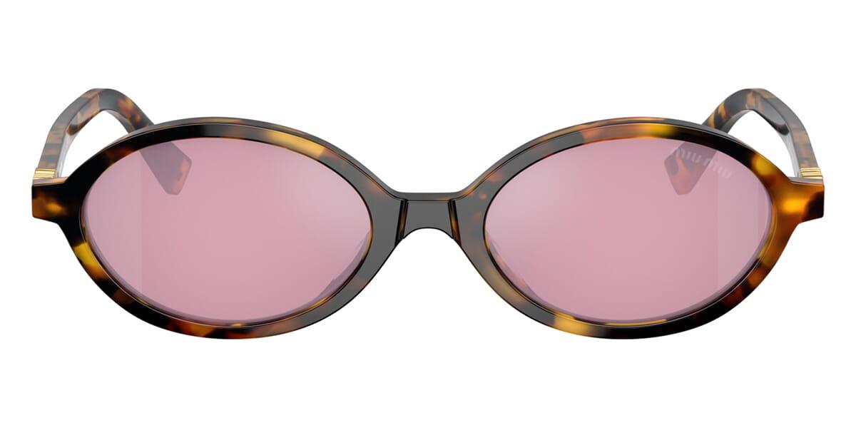 Miu Miu MU04ZS VAU50D Tortoiseshell Women Sunglasses - ModaBlvck