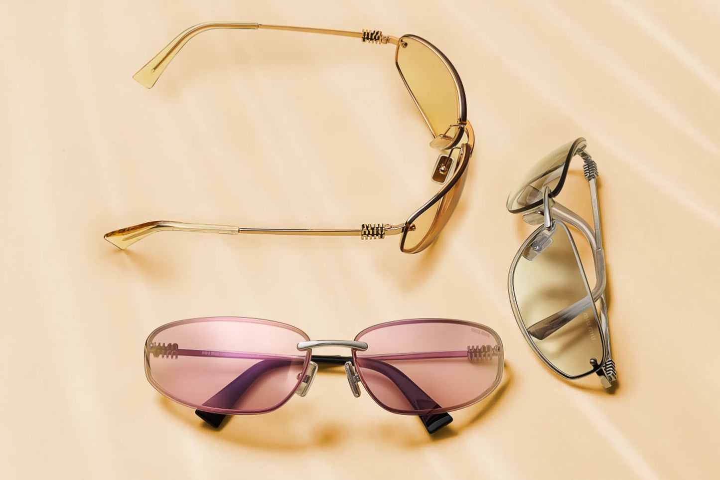 Miu Miu MU A50S Oval Sunglasses