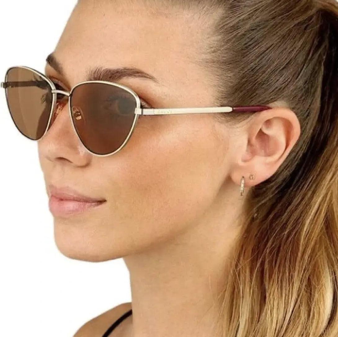 Gucci GG0803S Gold Cat eye Sunglasses - ModaBlvck