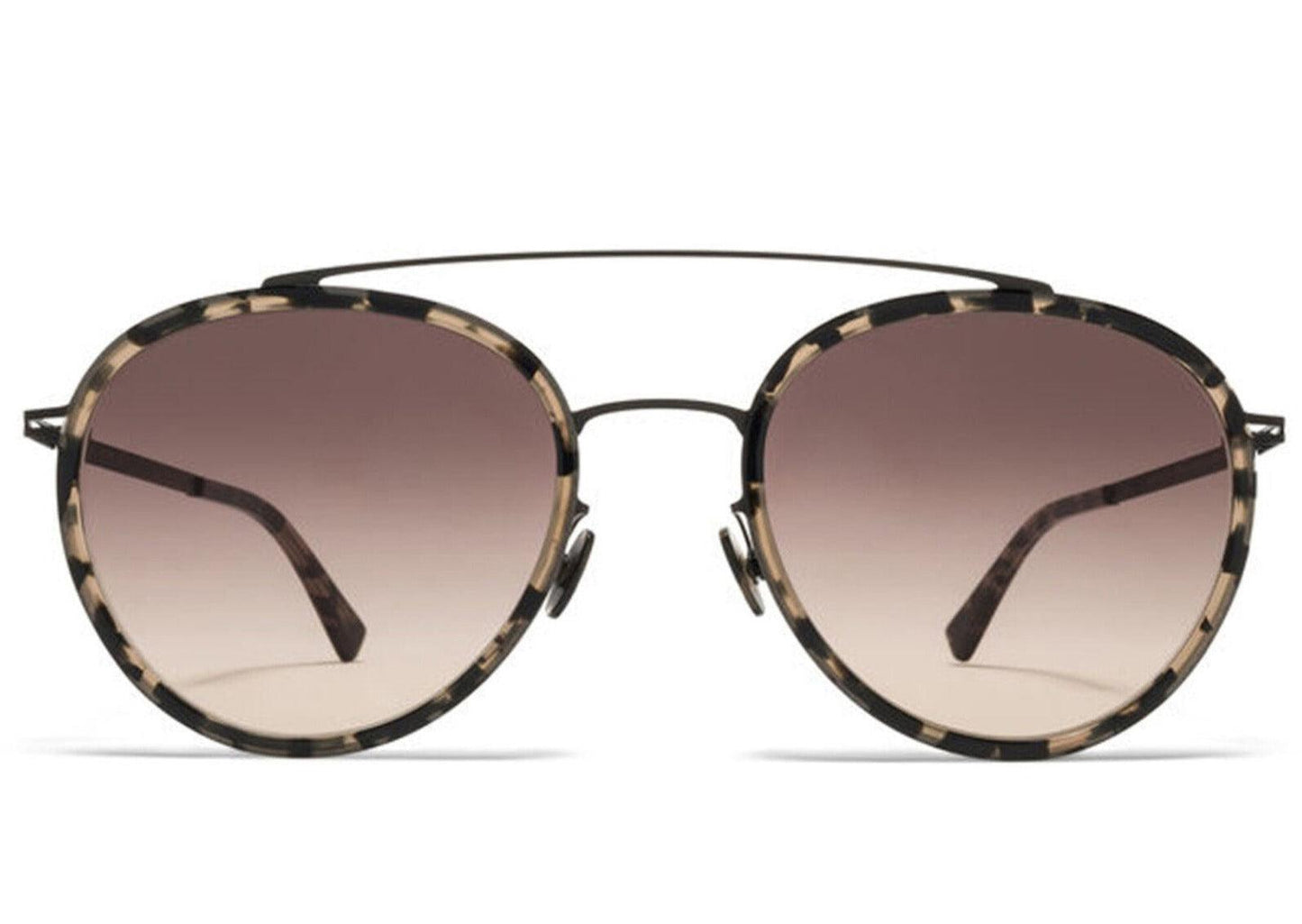 Mikyta Mere Black/Antigua Brown Lens Brown Gradient Sunglasses - ModaBlvck