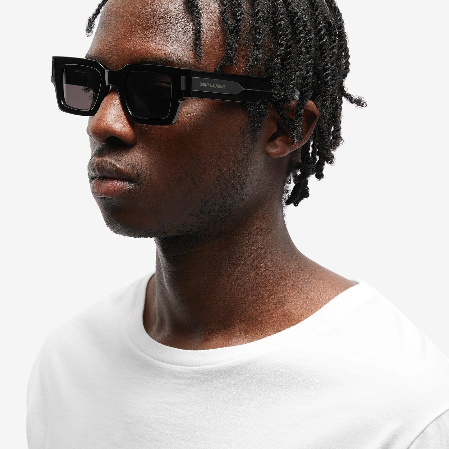 Saint Laurent SL 572 Tortoiseshell Black Lens Sunglasses - ModaBlvck