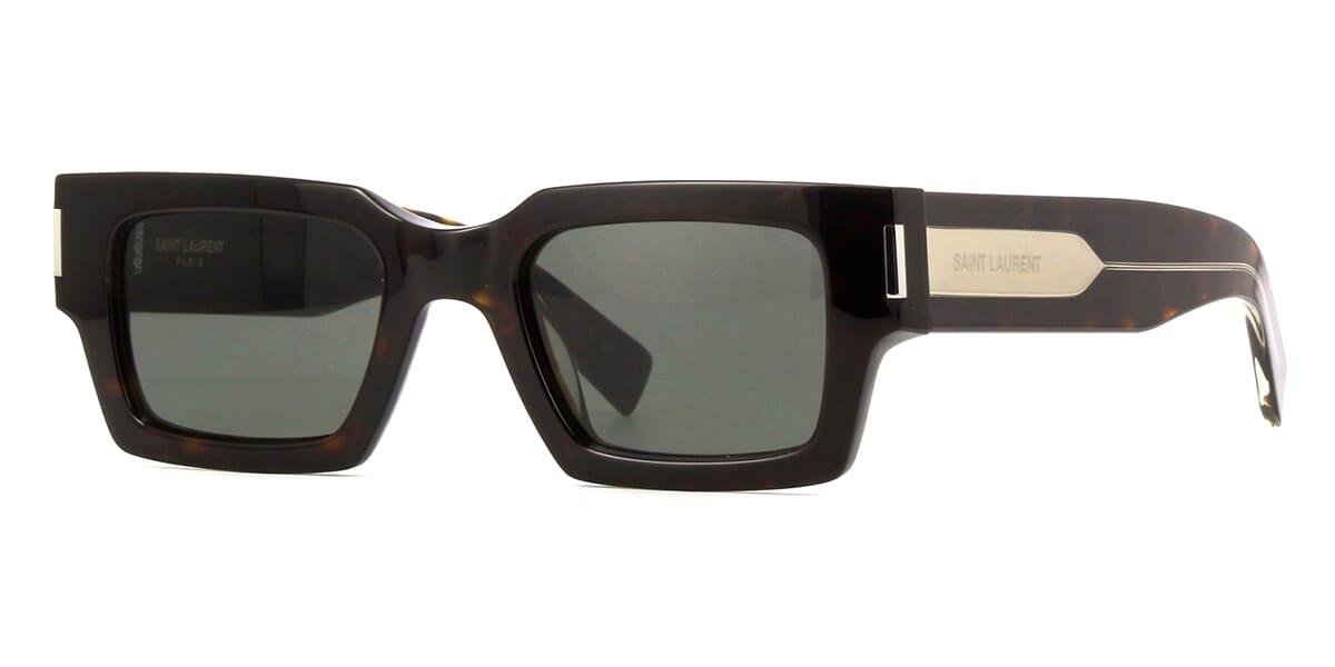 Saint Laurent SL 572 Tortoiseshell Black Lens Sunglasses - ModaBlvck
