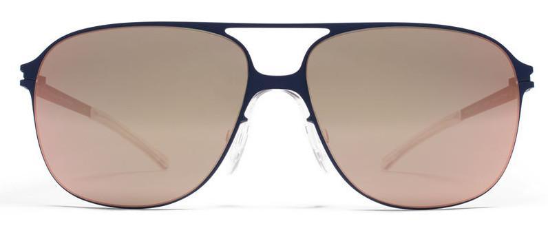 Schorsch Ebony Lens Brown Gold Flash - ModaBlvck