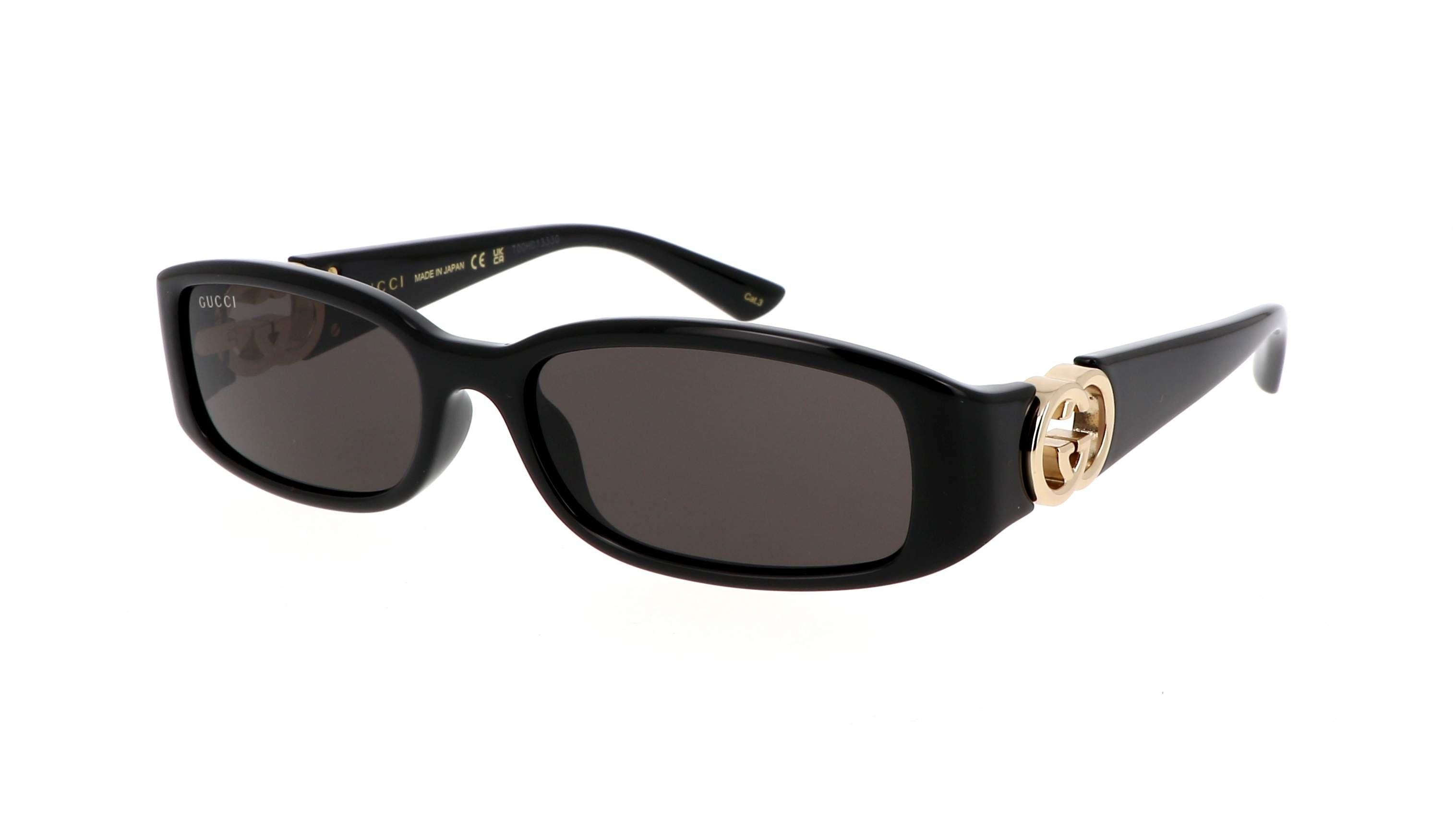 Authentic Vintage Gucci Studded Sunglasses Black 2000s With