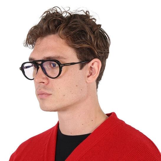 Tom Ford FT5760 Blue Light Block Pilot Men's Sunglasses - ModaBlvck