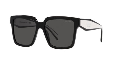 Prada PR 24ZS 1AB550 Black Oversized Sunglasses